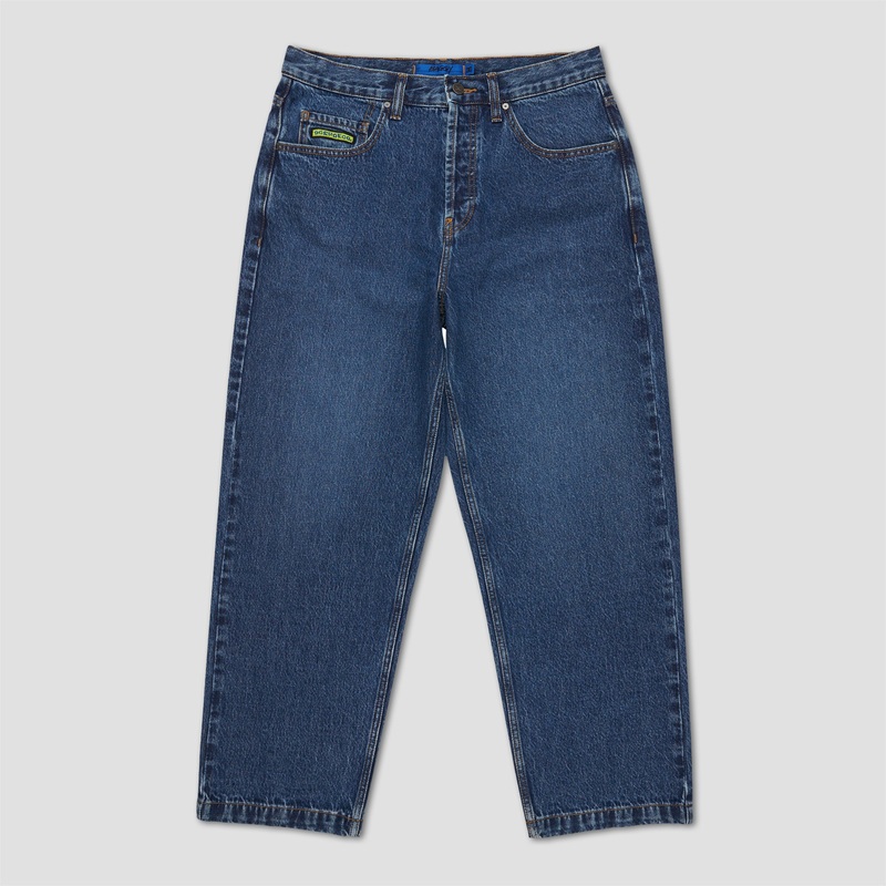 DC Worker Baggy Denim Pant RSI Stone Indigo