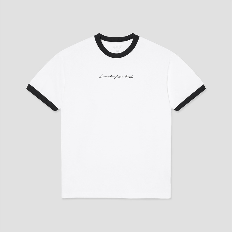 Last Resort AB Signature Ringer T-Shirt White / Black