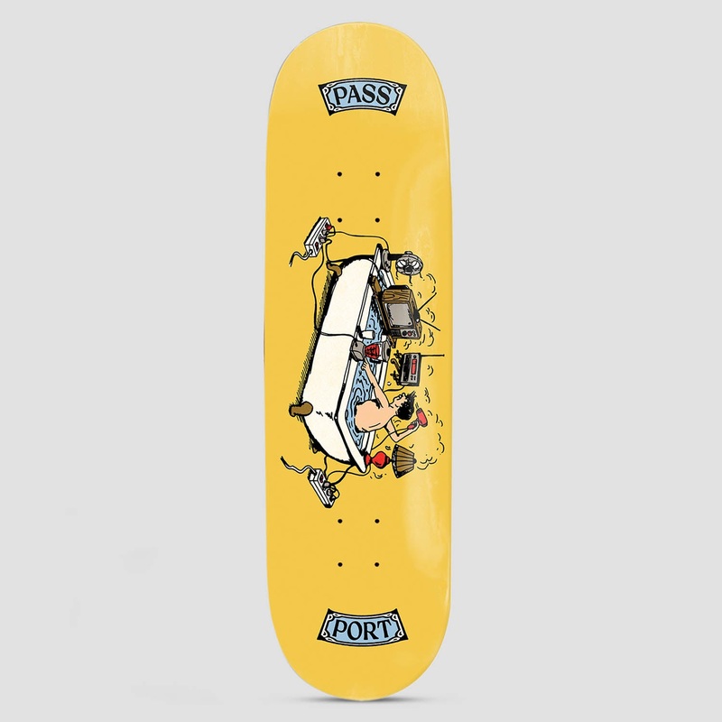 PassPort 8.375 PassPort Youre Making Me Nervous Series Tub Time Skateboard Deck