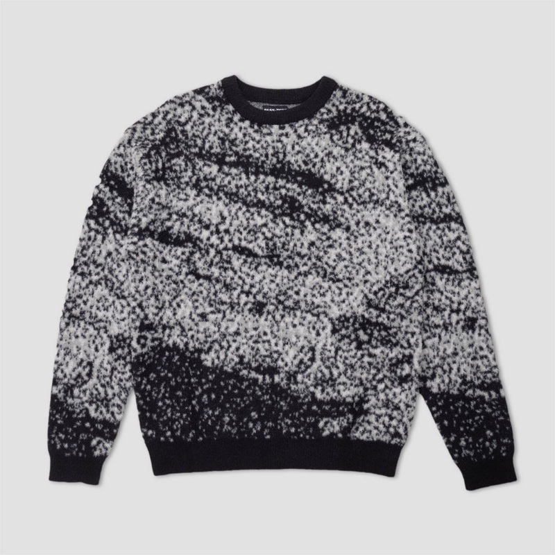 PassPort Cave~in Mohair Sweater Black / Grey
