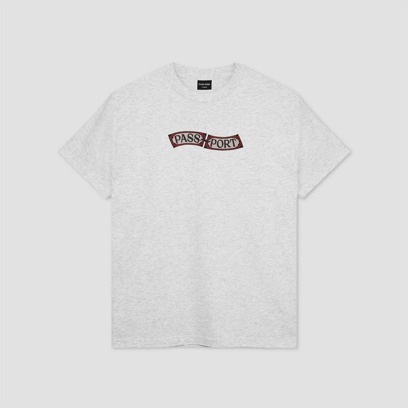 PassPort Red Flag T-Shirt Ash