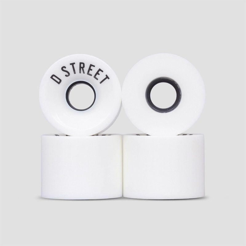 D Street 59mm 78A 59 Cent Wheels White