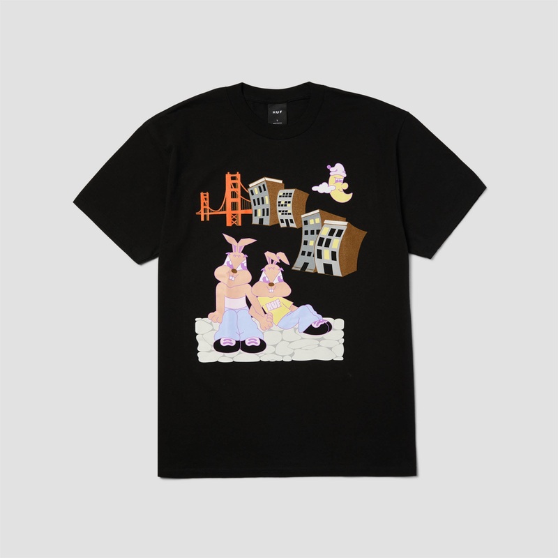 Huf Bae View T-Shirt Black