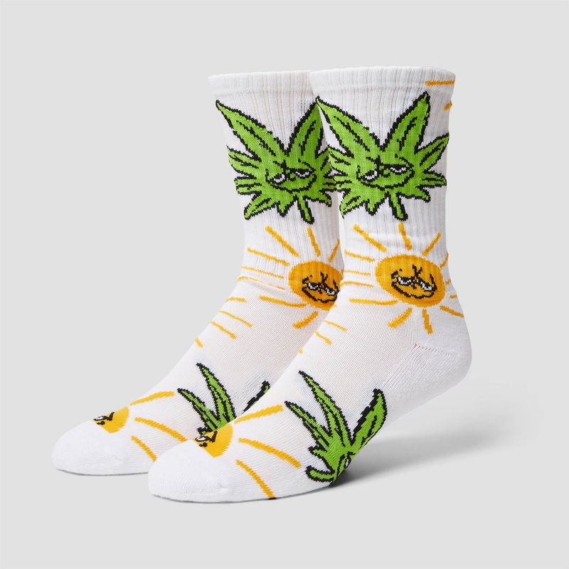 Huf Sunny Buddy Sock White