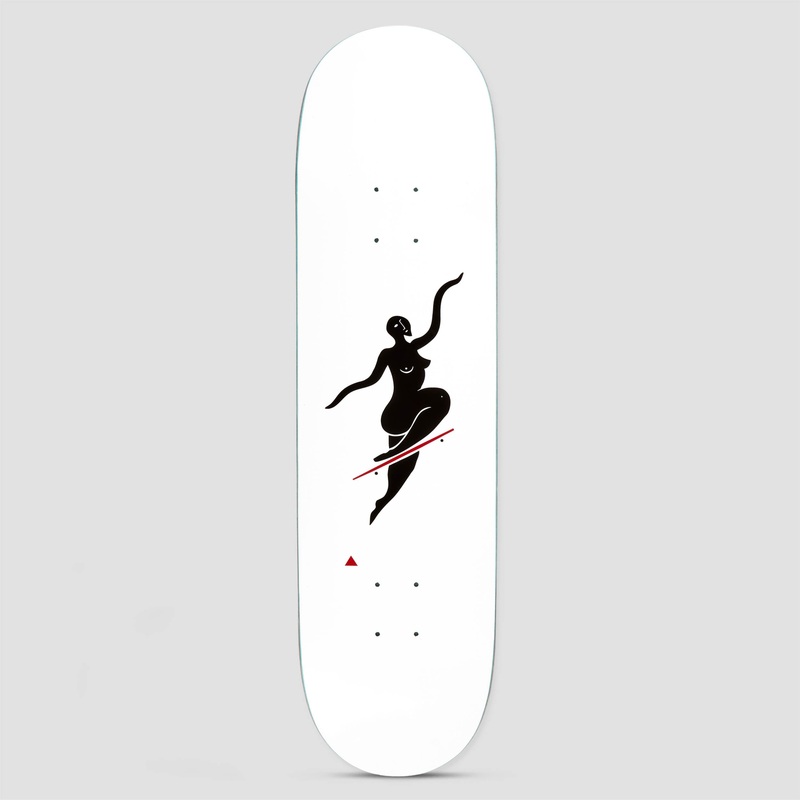 Polar 8.5 Team Model No Complies Skateboard Deck White