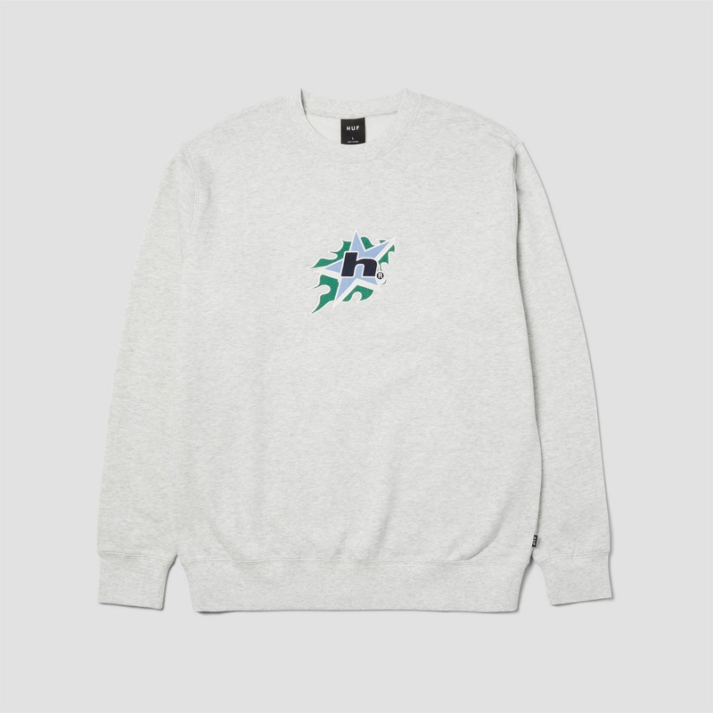 Huf H Bit Crew Ash
