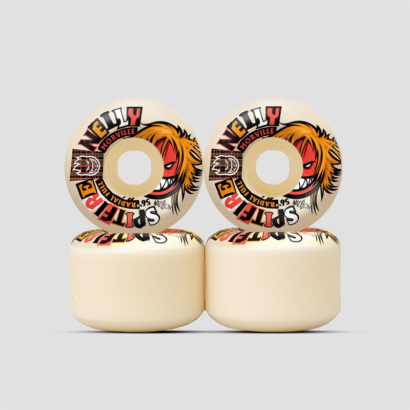 Spitfire Formula Four 56mm 99 Radial Full Nelly Morville Skateboard Wheels Natural