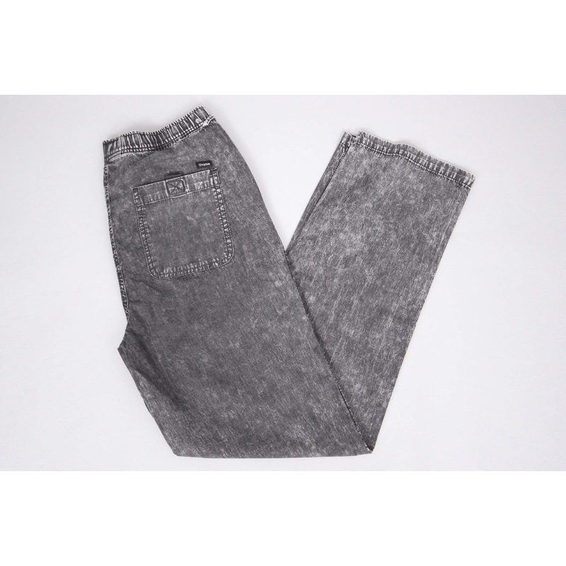 Brixton Steady Elastic Waistband Pant Black Acid Wash