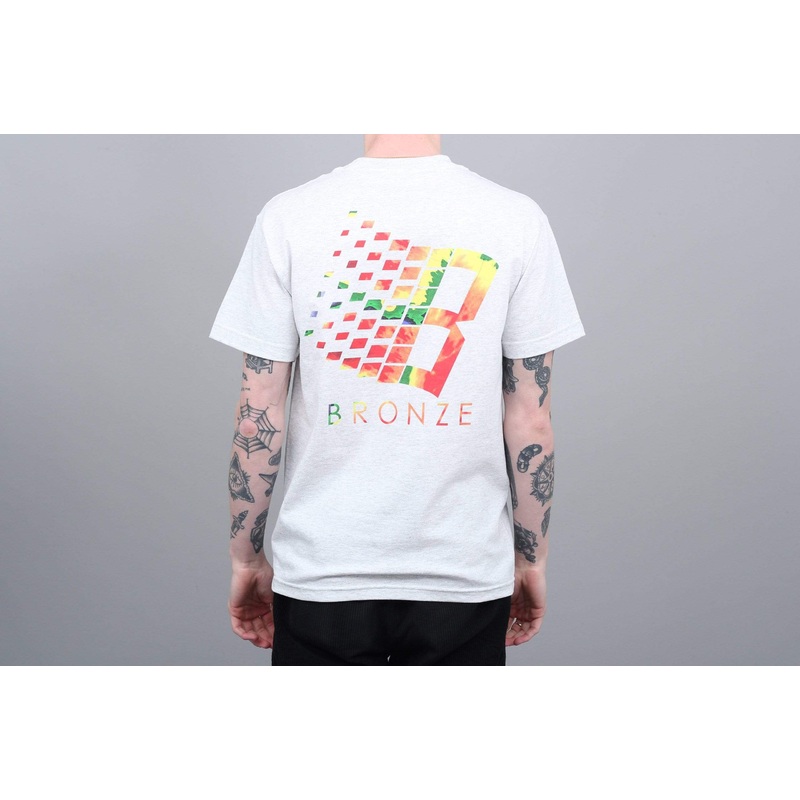 Bronze B Logo T-Shirt Ash / Infrared