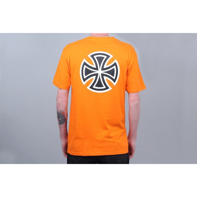 Independent Bar Cross T-Shirt Orange