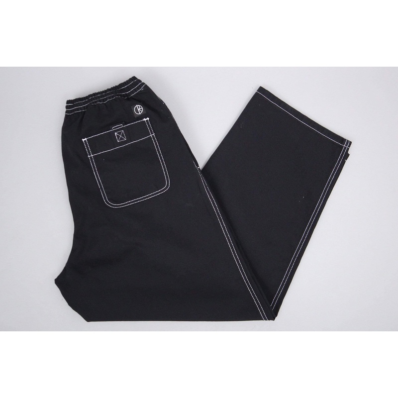 Polar Contrast Karate Pants Black / White