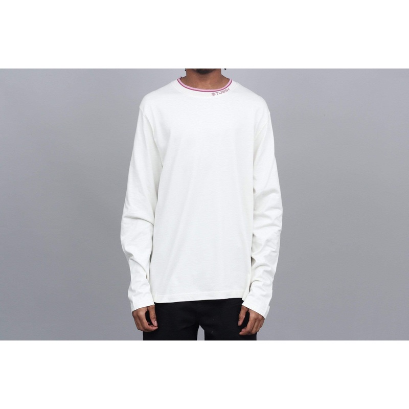 Stussy Michael Longsleeve Crew Natural