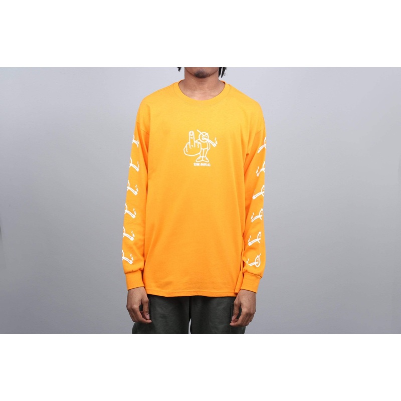 Polar Angry Stoner Longsleeve T-Shirt Bright Orange