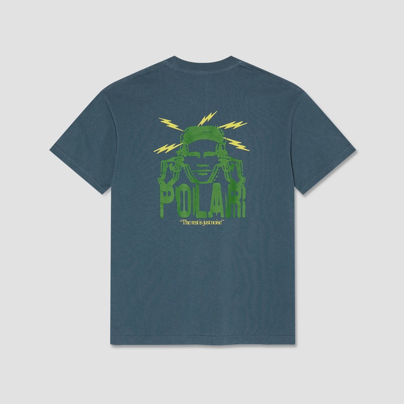 Polar Noise T-Shirt Grey Blue