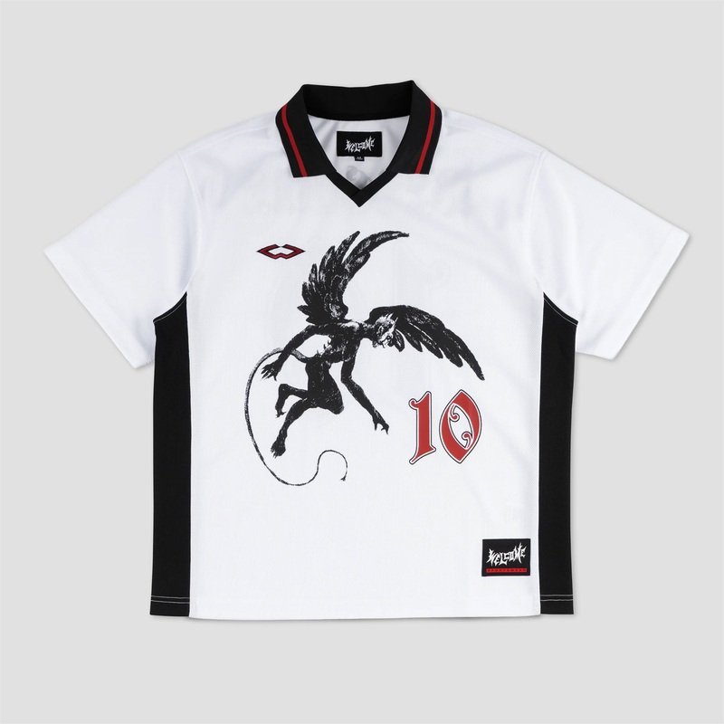 Welcome Angel Soccer Jersey White
