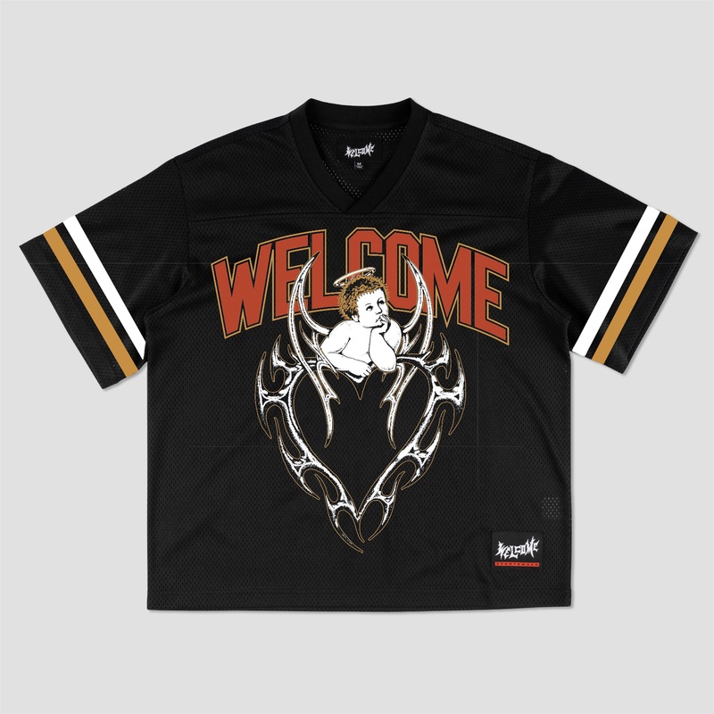 Welcome Cupid Football Jersey Black