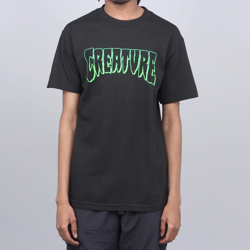 Creature Outline T-Shirt Black
