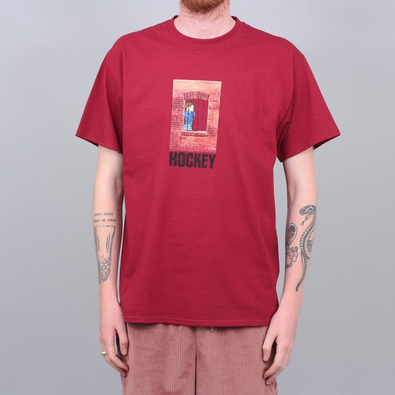 Hockey Behind Bars T-Shirt Red
