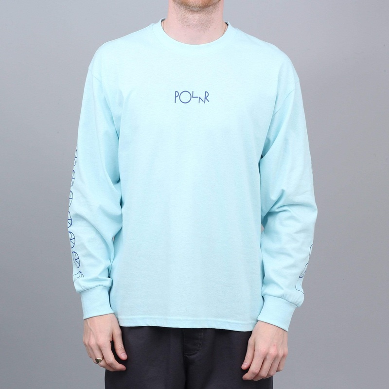 Polar Racing Longsleeve T-Shirt Aquamarine