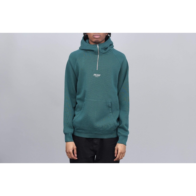 Palace Q-Zip Hood Green