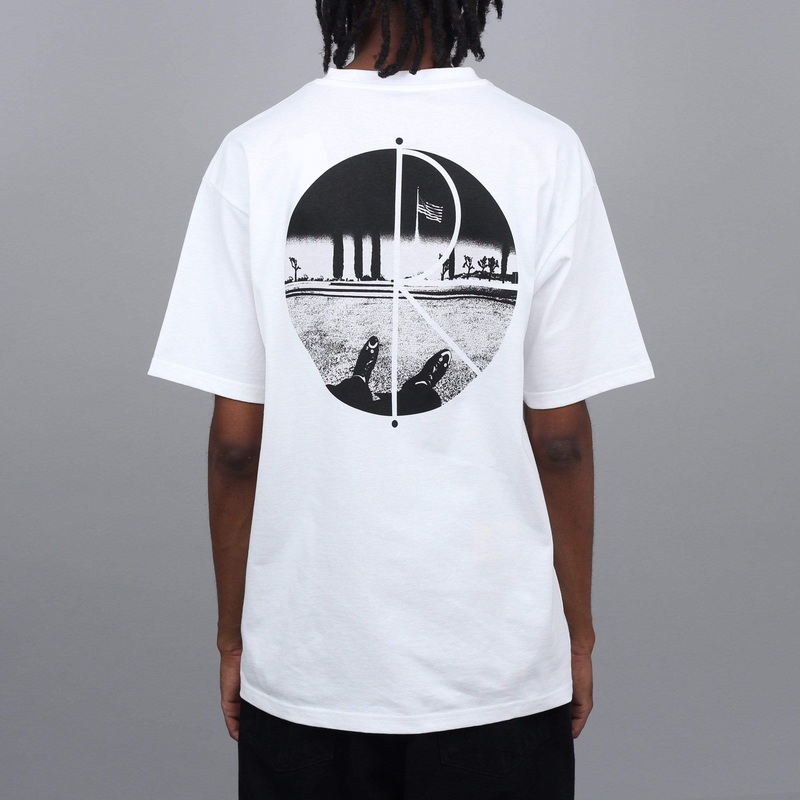 Polar Happy Sad Fill Logo T-Shirt White / Black
