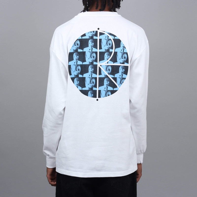 Polar Klez Fill Logo Longsleeve T-Shirt White
