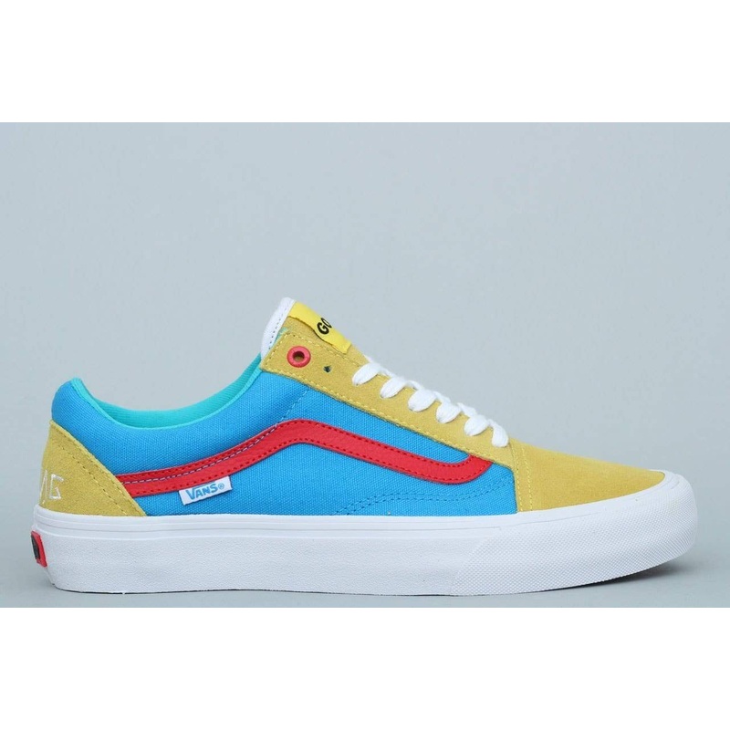 Vans Old Skool Pro Shoes Golf Wang Yellow / Blue / Red