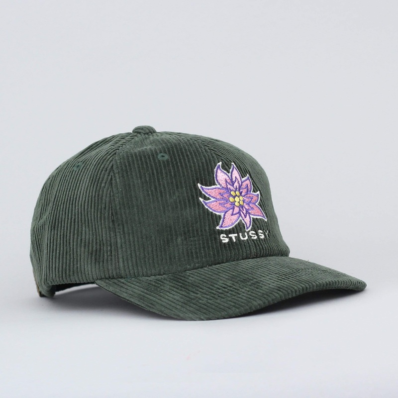 Stussy Laguna Flower Low Pro Cap Green