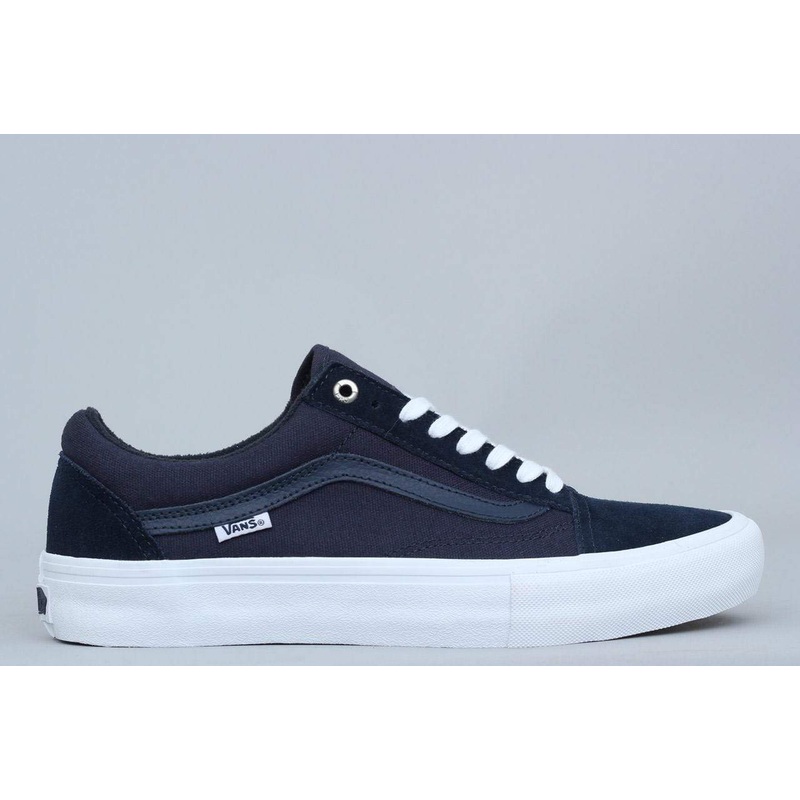 Vans X Dime Old Skool Pro Shoes Blue Nights / White