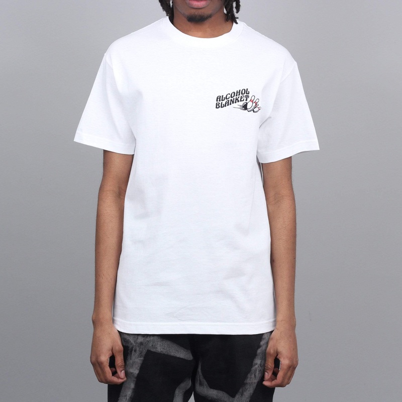 Alcohol Blanket Bowling T-Shirt White