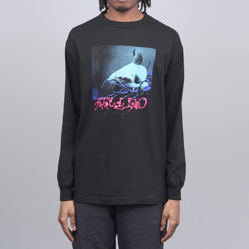 Atlantic Drift Gothic Catfish Longsleeve T-Shirt Black
