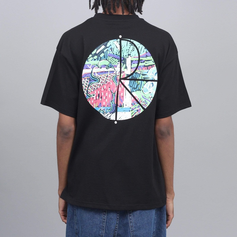 Polar Garden Fill Logo T-Shirt Black