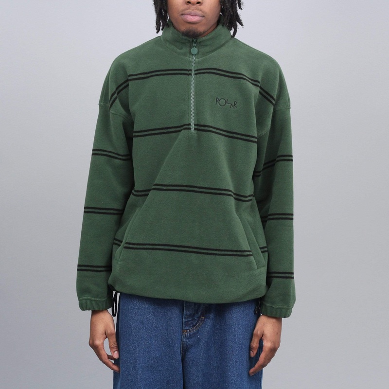 Polar Striped Fleece Pullover 2.0 Olive