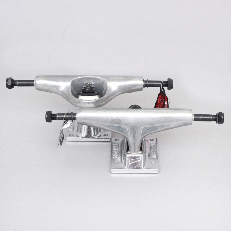 Tensor 5.25 Aluminium Trucks Raw Finish (Pair)