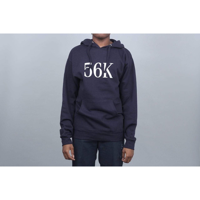 Bronze 56K Flock Hood Navy