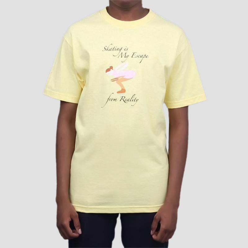 Dime Skate & Destroy T-Shirt Yellow