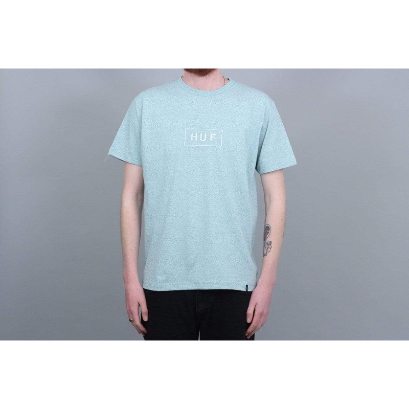 HUF Bar Logo EMB T-Shirt Light Blue