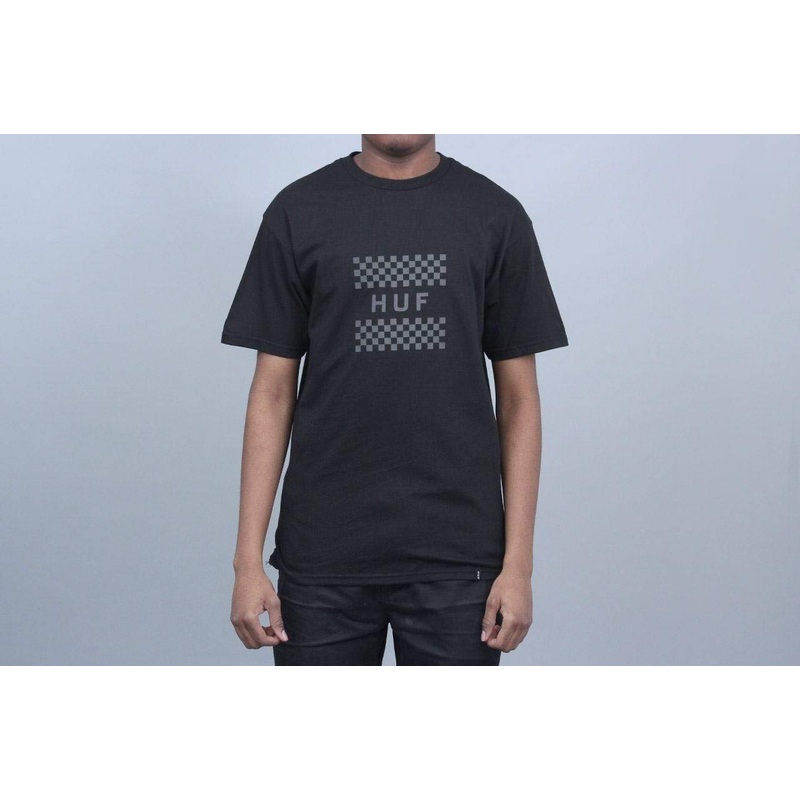 HUF Blackout Check Box T-Shirt Black