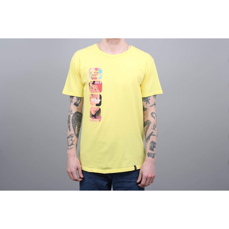 HUF Channel J T-Shirt Aurora Yellow