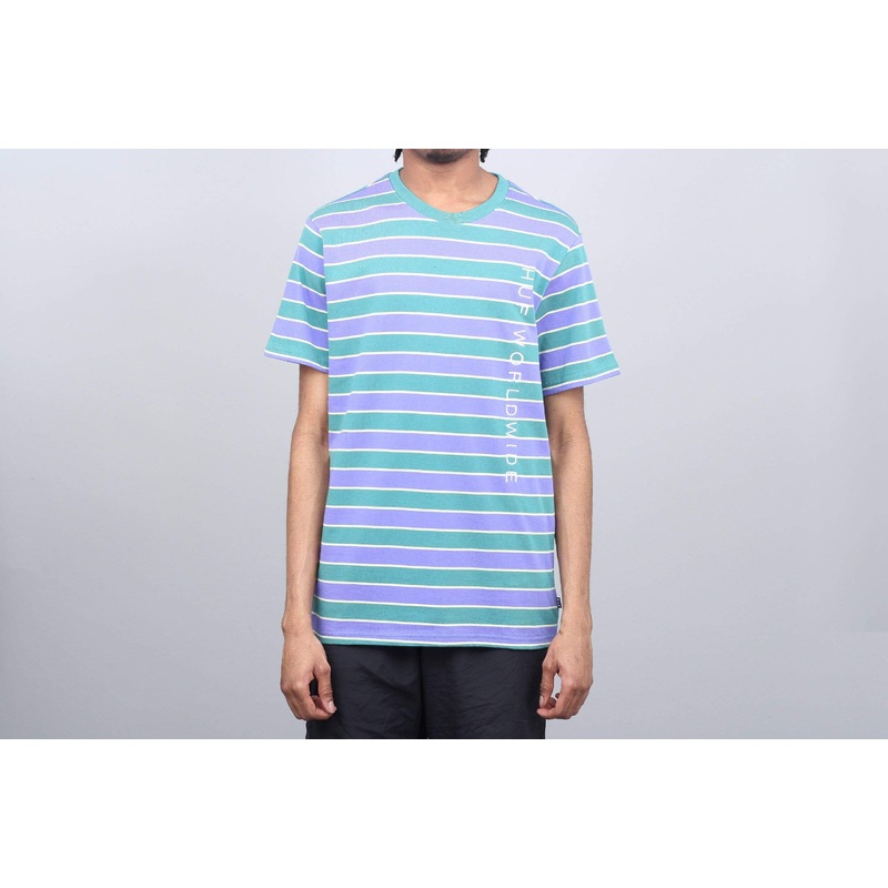 HUF Lexington Knit T-Shirt Blue Iris