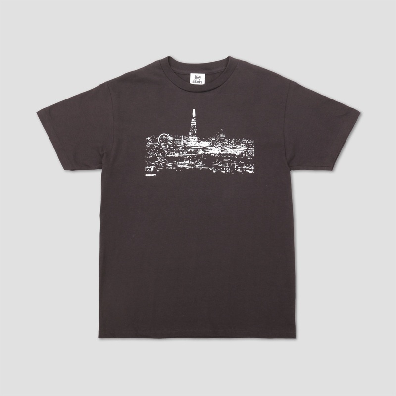 Slam City Skates Skyline T-Shirt Black
