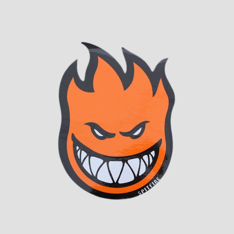 Spitfire Fireball Sticker Orange Medium