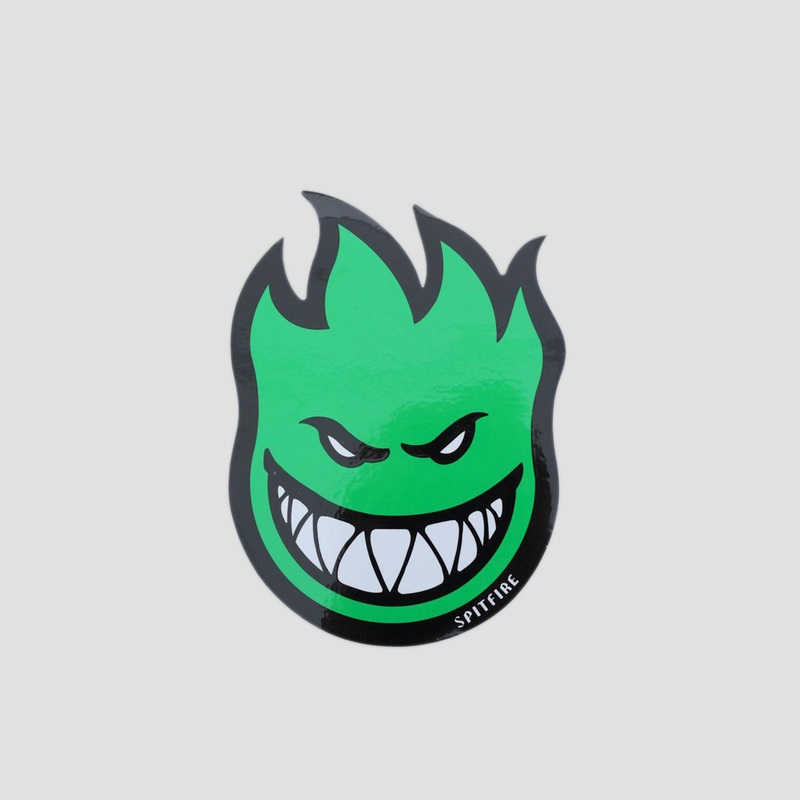 Spitfire Fireball Sticker Small Green