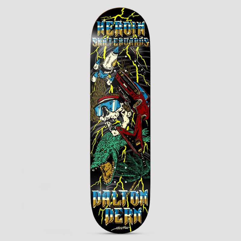 Heroin 8.5 Dalton Dern Hurricane Skateboard Deck