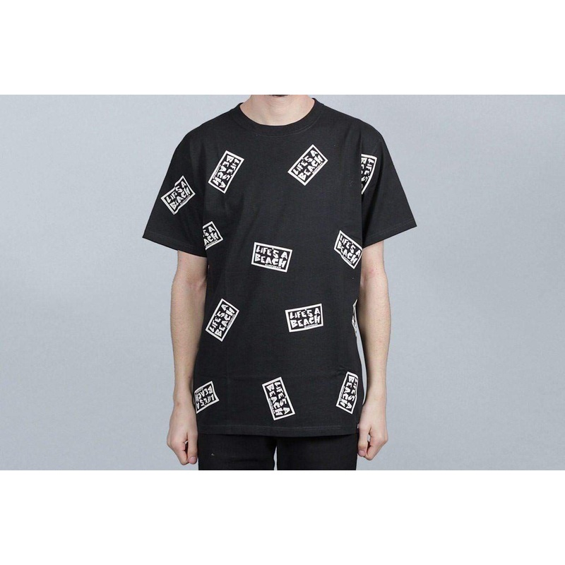 Life’s A Beach All Over T-Shirt Black