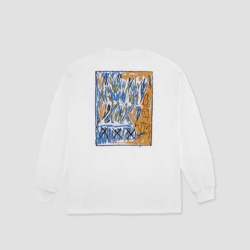 Polar Campfire Longsleeve T-Shirt White