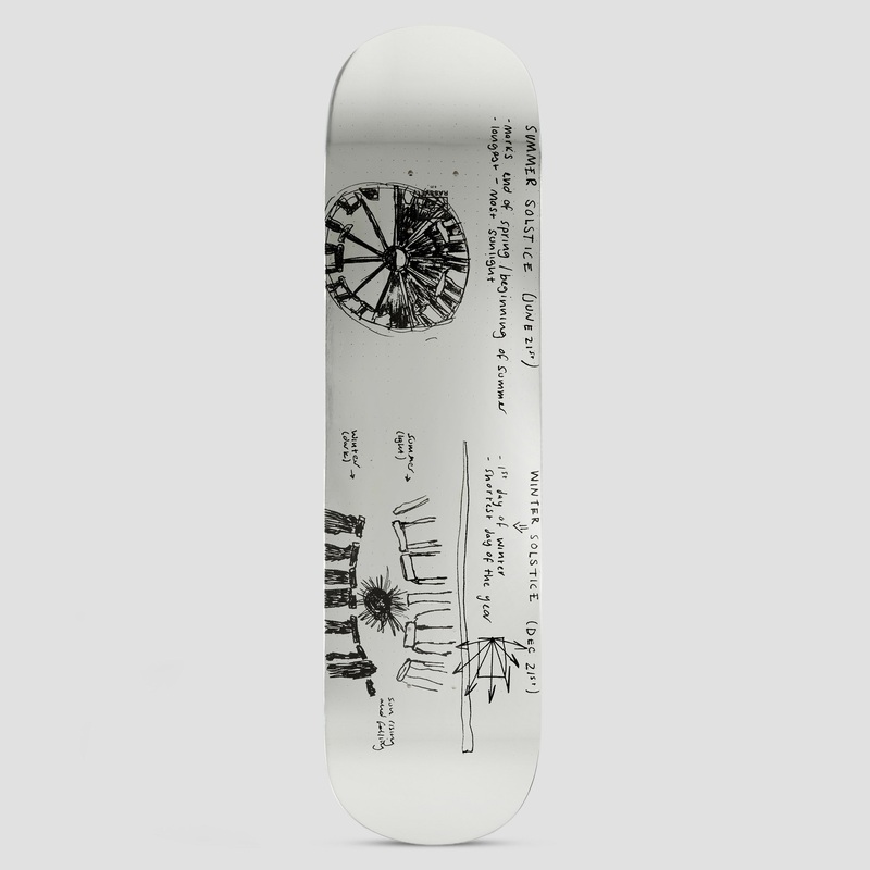 Rassvet x Rock Solid 8.25 Skateboard Deck Chrome