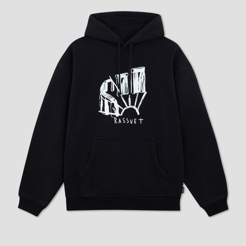 Rassvet x Rock Solid Hoodie Black