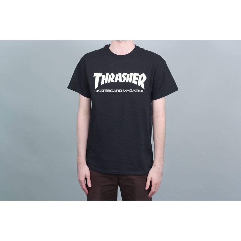 Thrasher Mag Logo T-Shirt Black / White