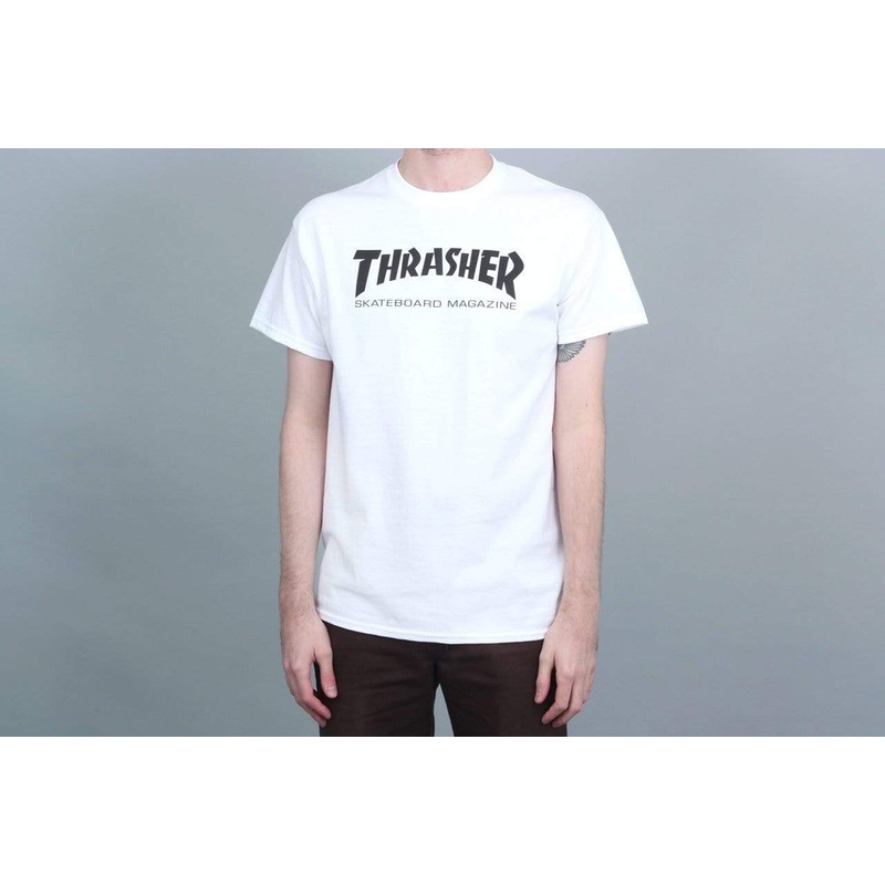 Thrasher Mag Logo T-Shirt White / Black